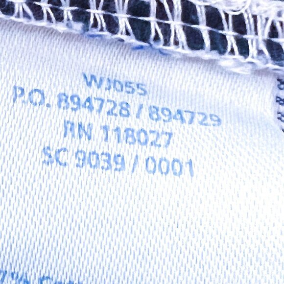 Boden Blue and white searsucker 3" shorts side and back pockets. US size 6 - Picture 8 of 12